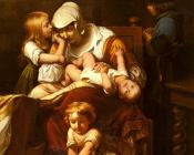 保罗 德拉罗什 : Juene Mere Et Ses Enfants